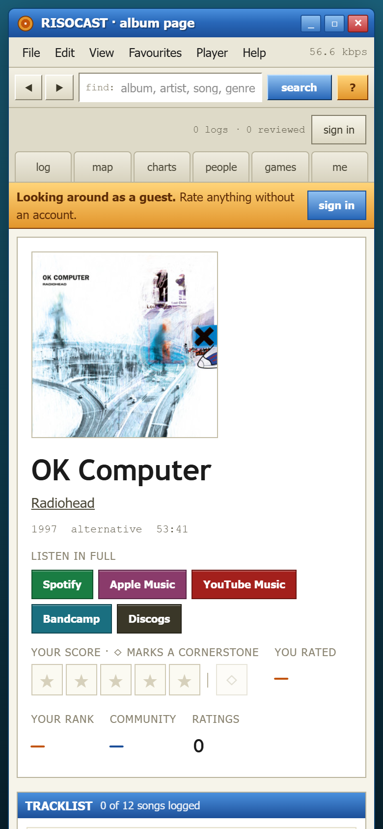 Risocast on a phone